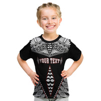 Tonga T Shirt Kid Tongan Kupesi Pattern LT13 - Polynesian Pride