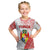 (Custom Text And Number) Tonga T Shirt Kid Tongan Pattern Blithesome LT13 - Polynesian Pride