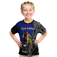 Siva Samoa T Shirt Kid Samoan Dance Mix Blue Polynesian LT13 Youth XL Size14 - Polynesian Pride