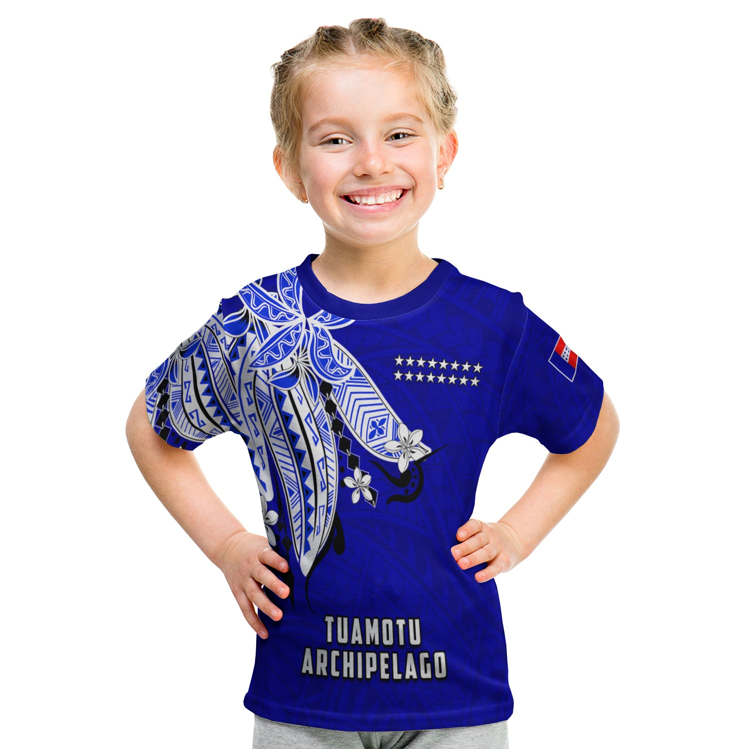 Tuamotu Archipelago T Shirt Kid Polynesian Pattern Islands French Polynesia LT13 Youth XL Size14 - Polynesian Pride