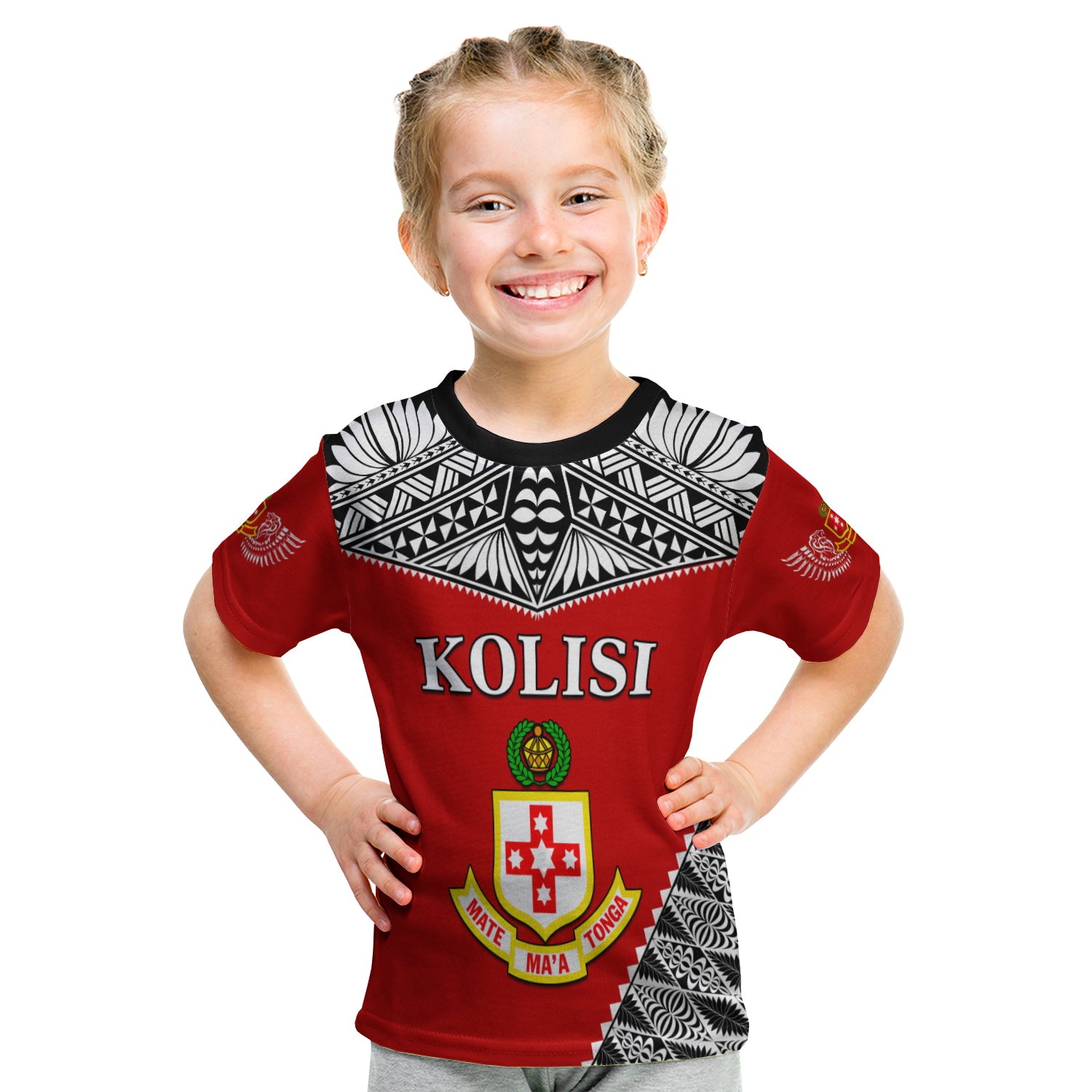 Kolisi Tonga T Shirt Kid College 'Atele Mate Ma'A Tonga LT13 Youth XL Size14 - Polynesian Pride