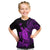 (Custom Personalised) Hawaii Polynesian T Shirt Kid Purple Sea Turtles Hawaiian LT13 - Polynesian Pride