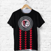 Red Raiders T Shirt Kahuku School LT13 Unisex Black - Polynesian Pride
