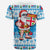 Fiji Christmas T Shirt Cool Santa Claus LT6 - Polynesian Pride