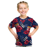 Fiji Hibiscus T Shirt KID Hawaii Style No.2 LT6 Youth XL Size14 - Polynesian Pride