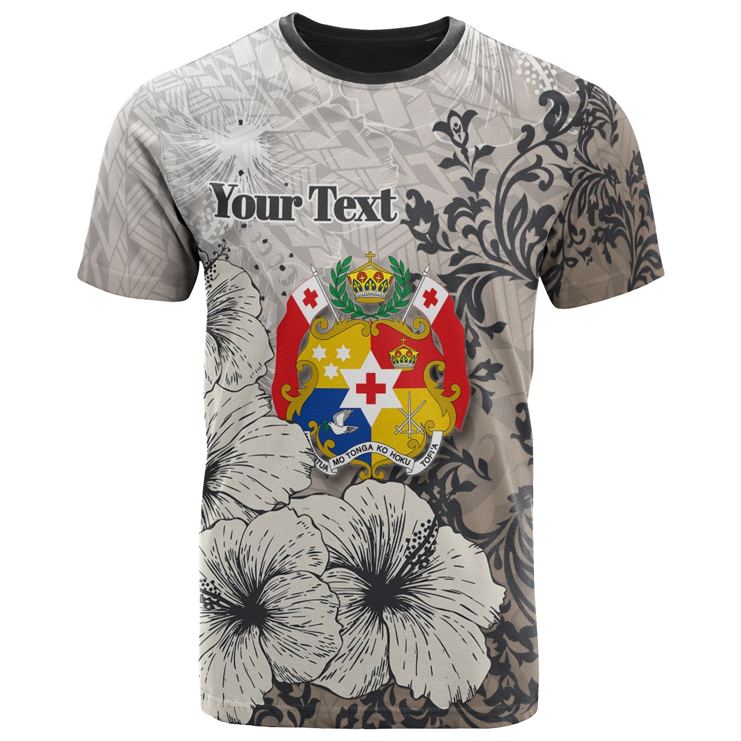 Tonga T Shirt Custom Vintage Luxury Floral Style Unisex Art - Polynesian Pride