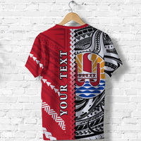 Custom Tahiti Unique T Shirt Polynesia Pattern LT13 - Polynesian Pride