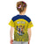 (Custom Personalised) Niue T - Shirt Kid Rock Of Polynesia (Golden) LT13 - Polynesian Pride