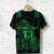 Custom Aotearoa Super Rugby T Shirt Maori Kiwi Green Custom Text and Number - Polynesian Pride