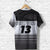 Custom Tahiti Rugby T Shirt Impressive Version Black Custom Text and Number - Polynesian Pride