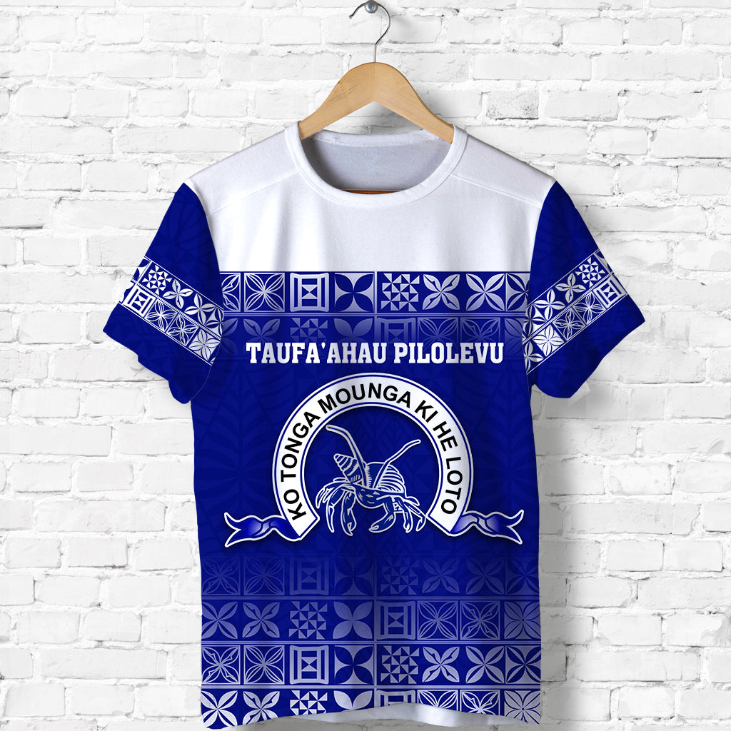 Taufaahau Pilolevu T Shirt Tonga College LT13 Unisex Blue - Polynesian Pride