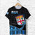 Custom Fiji Polynesian T Shirt Featured Fijian Lovers LT13 - Polynesian Pride