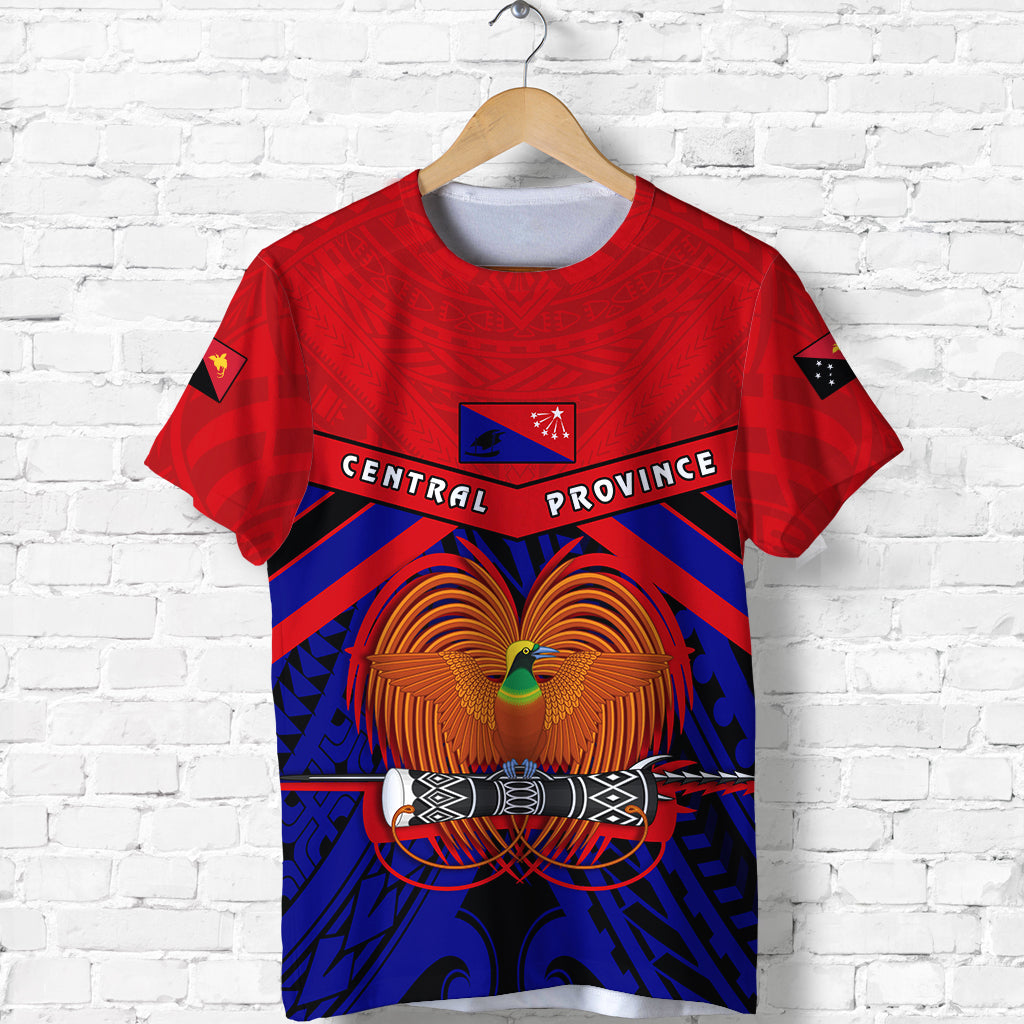 Central Province T Shirt Papua New Guinea LT13 Unisex Red - Polynesian Pride