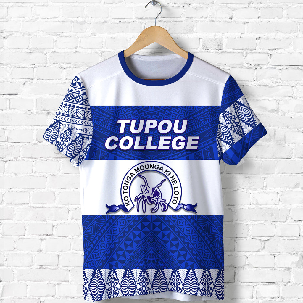 Tupou College Toloa T Shirt Version Special LT13 Unisex Blue - Polynesian Pride