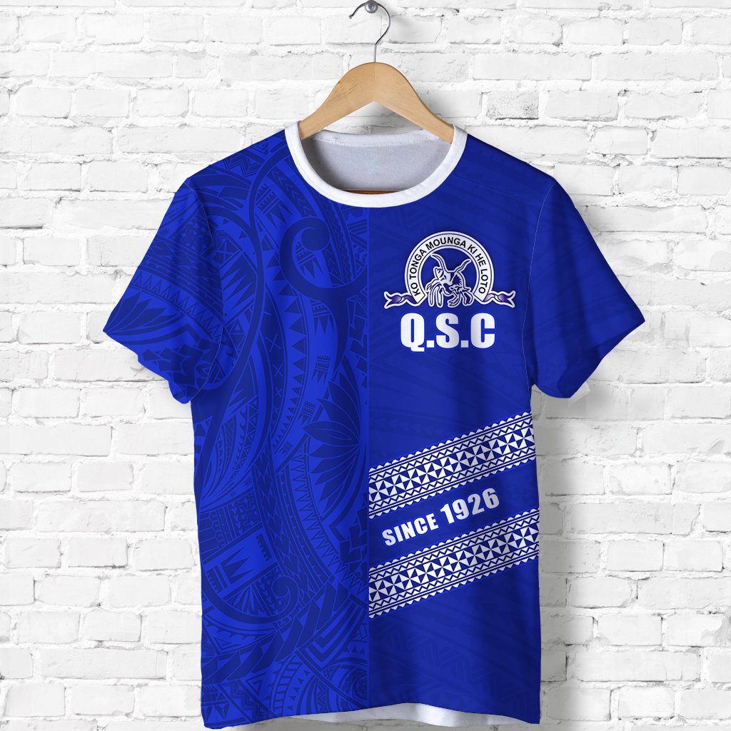 Queen Salote T Shirt Tonga College Unisex Blue - Polynesian Pride