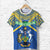 Solomon Islands T Shirt Simple Coat of Arms Rugby Unisex Blue - Polynesian Pride