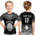 (Custom Text And Number) Marshall Islands T Shirt Kid Best Tattoo Version Black LT13 - Polynesian Pride