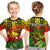 (Custom Personalised) Hawaii Flowers T Shirt KID Color Tribal Pattern Hawaiian LT13 - Polynesian Pride