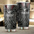 (Custom Personalised) New Zealand Silver Fern Rugby Tumbler All Black NZ Maori Pattern LT13 - Polynesian Pride