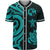 Samoa Baseball Shirt - Tutquoise Tentacle Turtle Unisex Tutquoise - Polynesian Pride