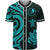 Yap Baseball Shirt - Tutquoise Tentacle Turtle Unisex Tutquoise - Polynesian Pride