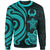 Pohnpei Sweater - Turquoise Tentacle Turtle Unisex Turquoise - Polynesian Pride