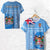 Custom Fiji Dreamy T Shirt Tapa Pattern LT13 Unisex Blue - Polynesian Pride