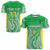 (Custom Text and Number) Cook Islands T Shirt Pattern Be Unique LT13 Unisex Green - Polynesian Pride