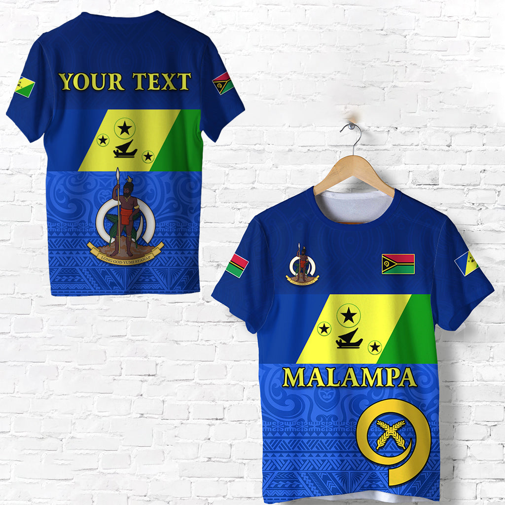 Custom Malampa Province T Shirt Vanuatuan Proud LT13 Unisex Blue - Polynesian Pride