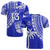 (Custom Text and Number) Fiji Rugby Sevens T Shirt Fijian 7s Tapa Polynesian Blue Ver.02 LT13 Blue - Polynesian Pride