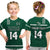 (Custom Text And Number) Hawaii Football T Shirt KID Kakau Rainbow Warriors Helmet Go Bows LT14 - Polynesian Pride