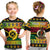 Custom Vanuatu Christmas T Shirt Pig Tusk Polynesian Joyeux Noel Flag Art LT14 Kid Reggae - Polynesian Pride