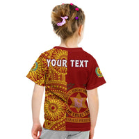 Custom Tonga Vavau High School T Shirt Tongan Ngatu Pattern LT14 - Polynesian Pride