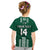 (Custom Text And Number) Hawaii Football T Shirt KID Kakau Rainbow Warriors Helmet LT14 - Polynesian Pride