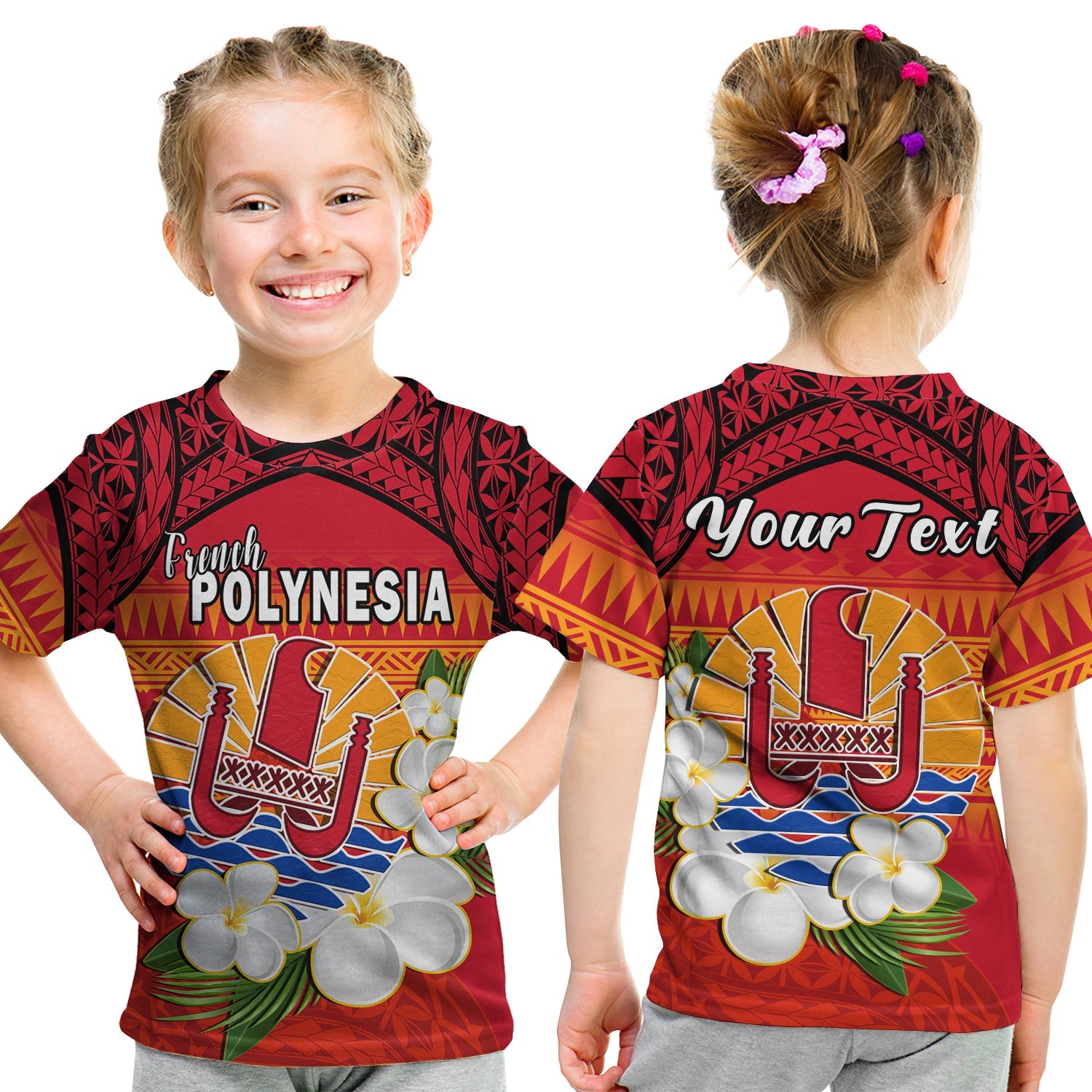 (Custom Personalised) French Polynesia T Shirt KID Happy Internal Autonomy Day Special Version LT14 Youth XL Size14 - Polynesian Pride