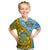 Tuvalu 1978 T Shirt Happy 44th Independence Anniversary Polynesian Pattern LT14 Kid Yellow - Polynesian Pride