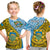 Custom Tuvalu 1978 T Shirt Happy 44th Independence Anniversary Polynesian Pattern LT14 Kid Yellow - Polynesian Pride