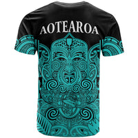 New Zealand Tiki Rugby T-Shirt - NZ Maori Koru Pattern Ver.02 LT14 - Polynesian Pride
