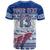 (Custom Text and Number) Toa Samoa Rugby T Shirt Uso Aso Uma Go Champions White LT13 - Polynesian Pride