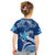 Custom Hawaii Flowers Wave T Shirt Kanaka Maoli Blue Polynesian LT13 - Polynesian Pride