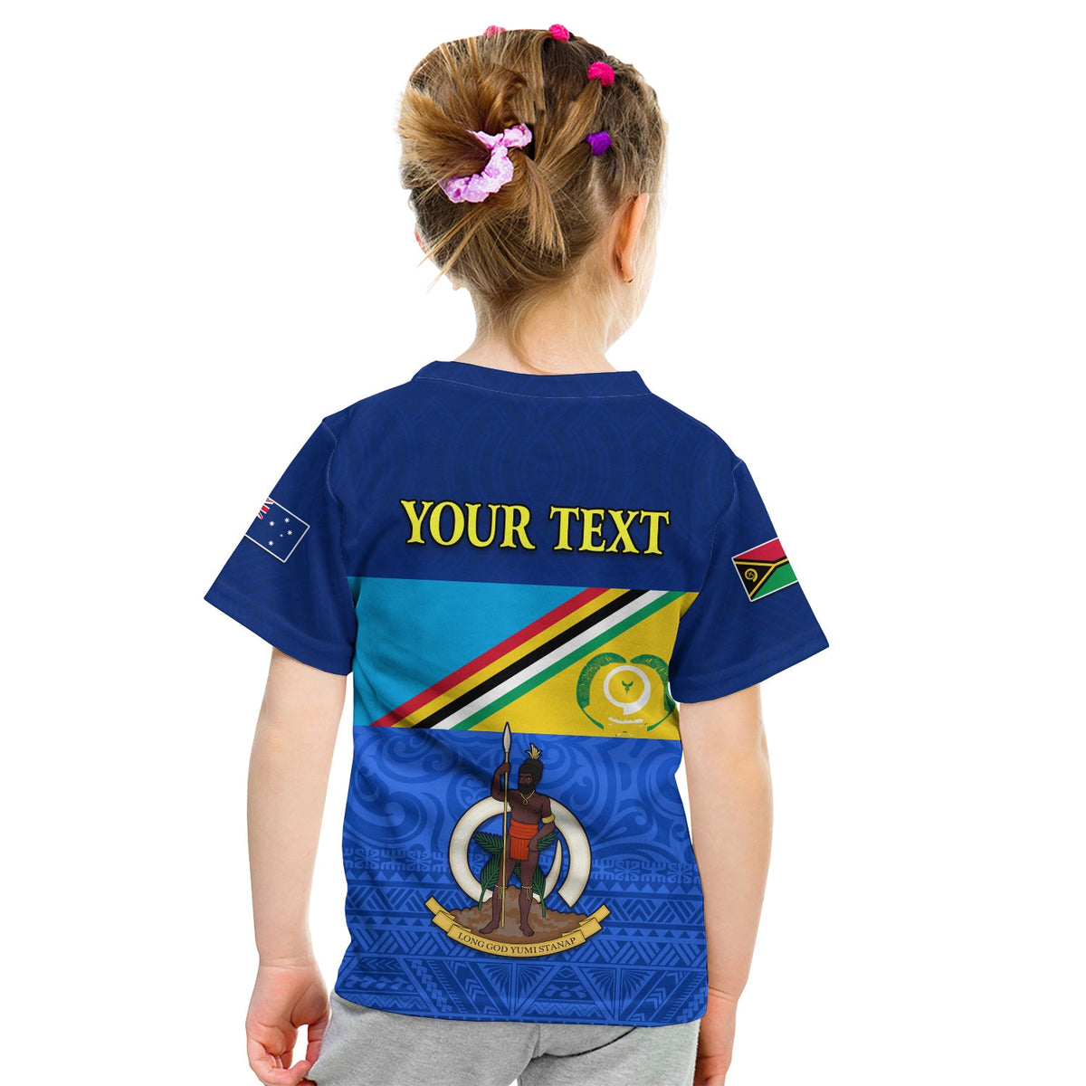 Custom Torba Vanuatu Province T Shirt Mix Australia Flag LT13 - Polynesian Pride