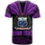 Custom Samoa Tatau T Shirt Purple Polynesian Ula Nifo LT13 - Polynesian Pride