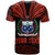 Custom Samoa Tatau T Shirt Red Polynesian Ula Nifo LT13 - Polynesian Pride