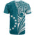 Cook Islands Tatau T Shirt Symbolize Passion Stars Version Blue LT13 - Polynesian Pride