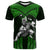 Custom Hawaii T Shirt Hawaiian Warrior With Weapon Polynesian Ver.03 LT14 Green - Polynesian Pride