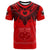 Custom Samoa Tribal Tattoo Coat of Arms T Shirt No.1 LT6 Red - Polynesian Pride