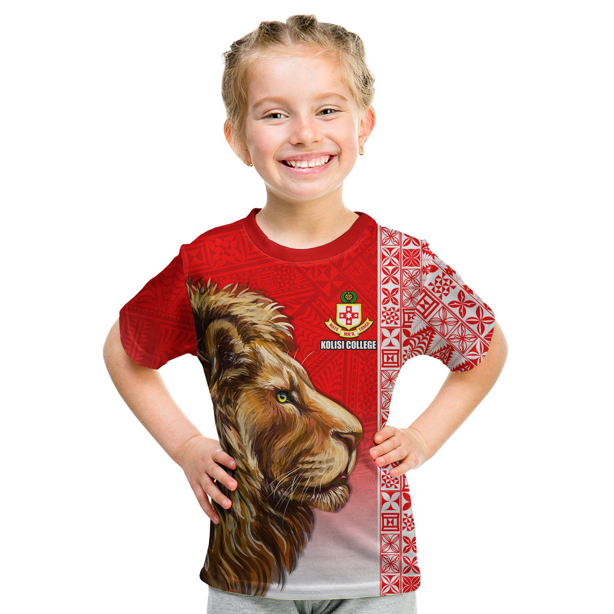 Kolisi Tonga College Atele T Shirt Home of the Lions LT13 - Polynesian Pride