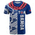 Toa Samoa Rugby T Shirt Siamupini Ula Fala Blue LT13 Blue - Polynesian Pride