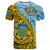 Custom Tuvalu 1978 T Shirt Happy 44th Independence Anniversary Polynesian Pattern LT14 - Polynesian Pride