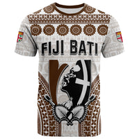 Custom Text and Number Fiji Rugby Bati T Shirt Proud Tapa Pattern LT13 - Polynesian Pride